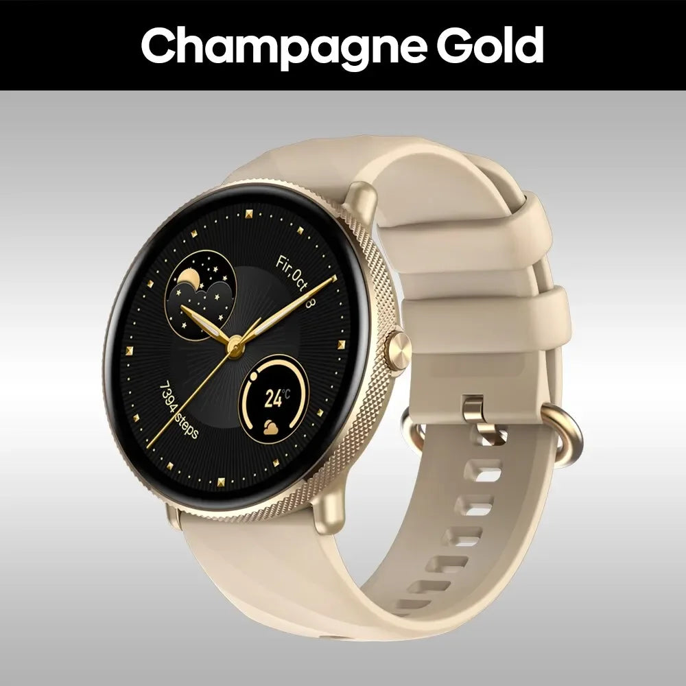 GTR 3 Pro Voice Calling Smart Watch Display 316L Stainless Steel Fitness Smartwatch Women