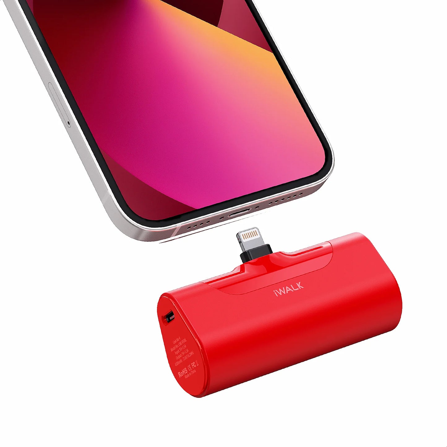 iWALK TYPE-C 4500mAh Capsule Powerbank Fast Charge Portable External Battery for IPhone 15 16 Samsung S24/23 Android Power Banks