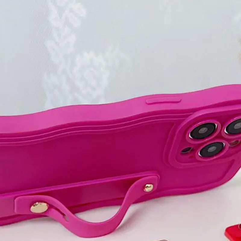 Wrist Band Hand Band Finger Grip Mobile Phone Holder Stand Push Pull Universal Phone Socket Holder For Smartphones