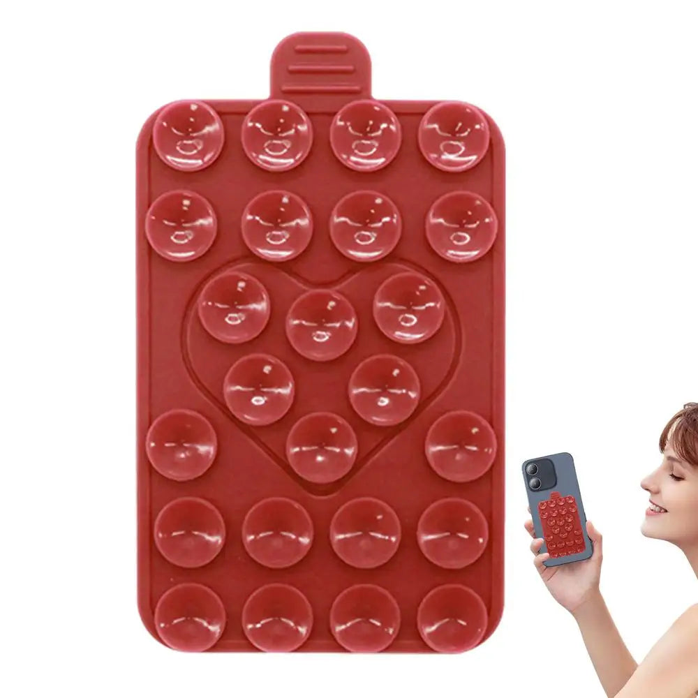 Phone Sticky Grip Double-Sided Love Suctions Phone Case Phone Holder Adjustable Silicon Adhesive Accessory Portable Strong