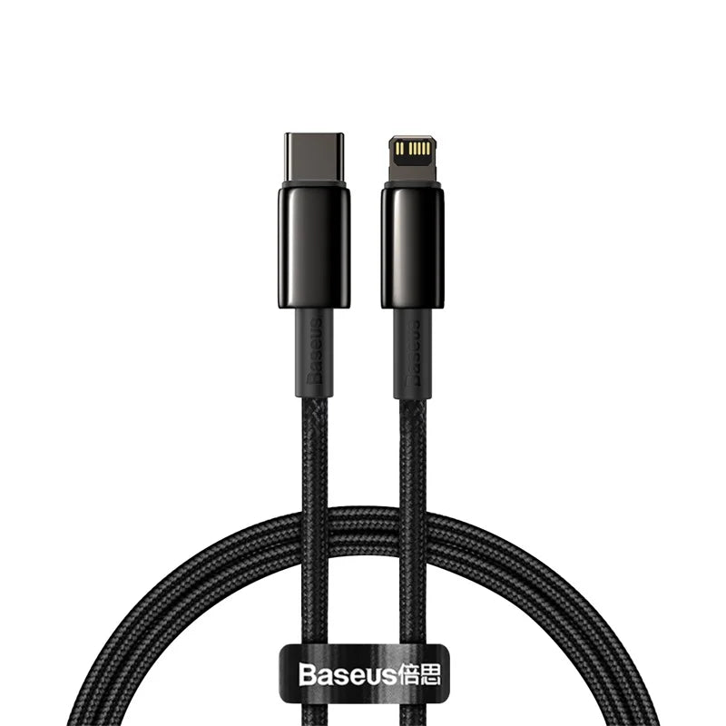 Baseus 20W USB C Cable for iPhone 14 13 11 8 XR PD Fast Charge for iPhone 12 SE USB Type C Cable Fast Charging for Macbook Cable