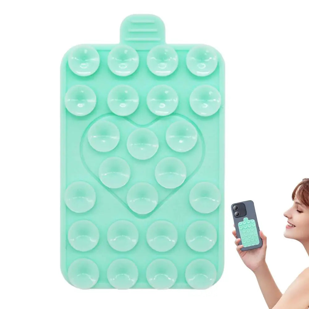 Phone Sticky Grip Double-Sided Love Suctions Phone Case Phone Holder Adjustable Silicon Adhesive Accessory Portable Strong