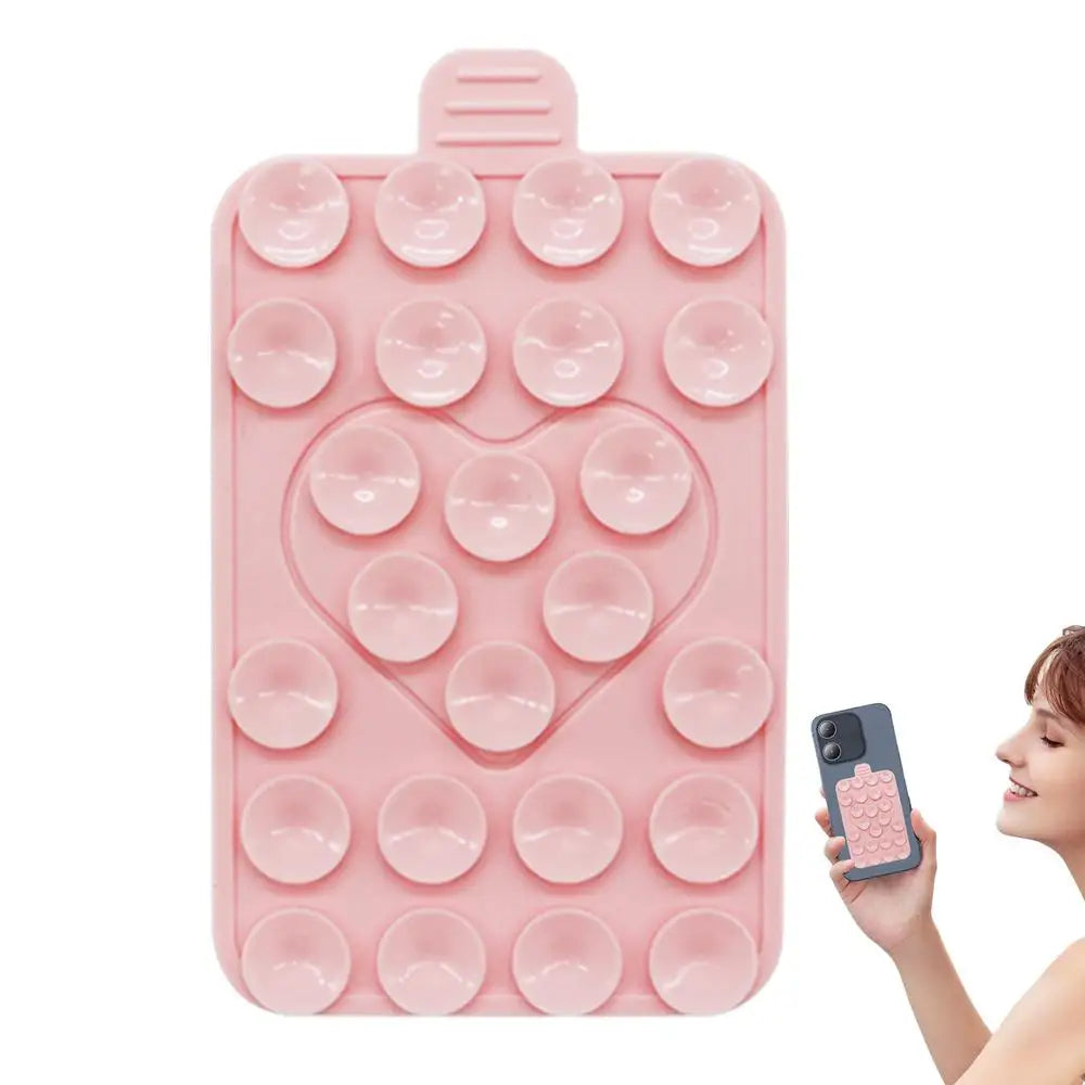Phone Sticky Grip Double-Sided Love Suctions Phone Case Phone Holder Adjustable Silicon Adhesive Accessory Portable Strong