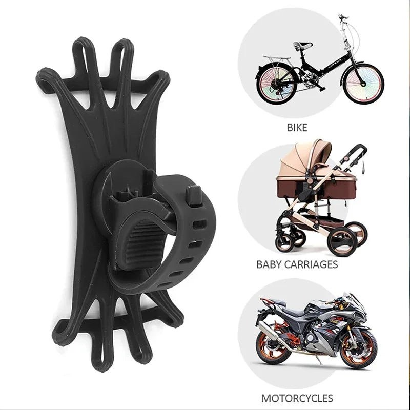 360° Removable Phone Holder Universal Phone Mount for Bicycle Motorcycle Scooter Phone Mount for 4" to 7" all Smartphones