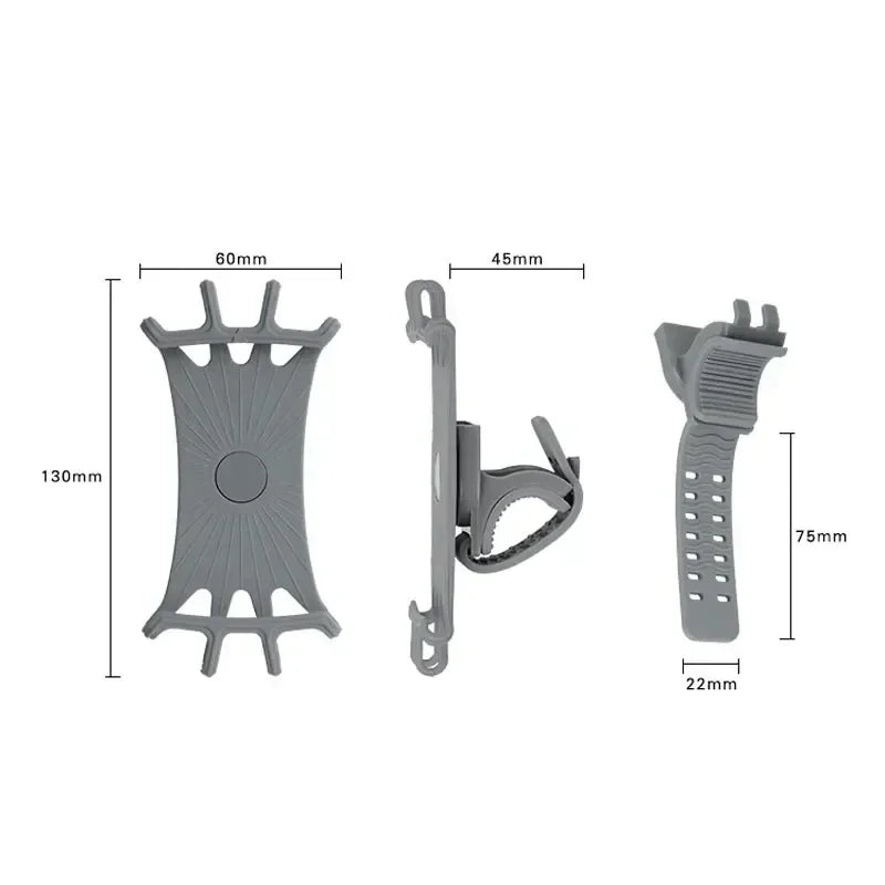 360° Removable Phone Holder Universal Phone Mount for Bicycle Motorcycle Scooter Phone Mount for 4" to 7" all Smartphones