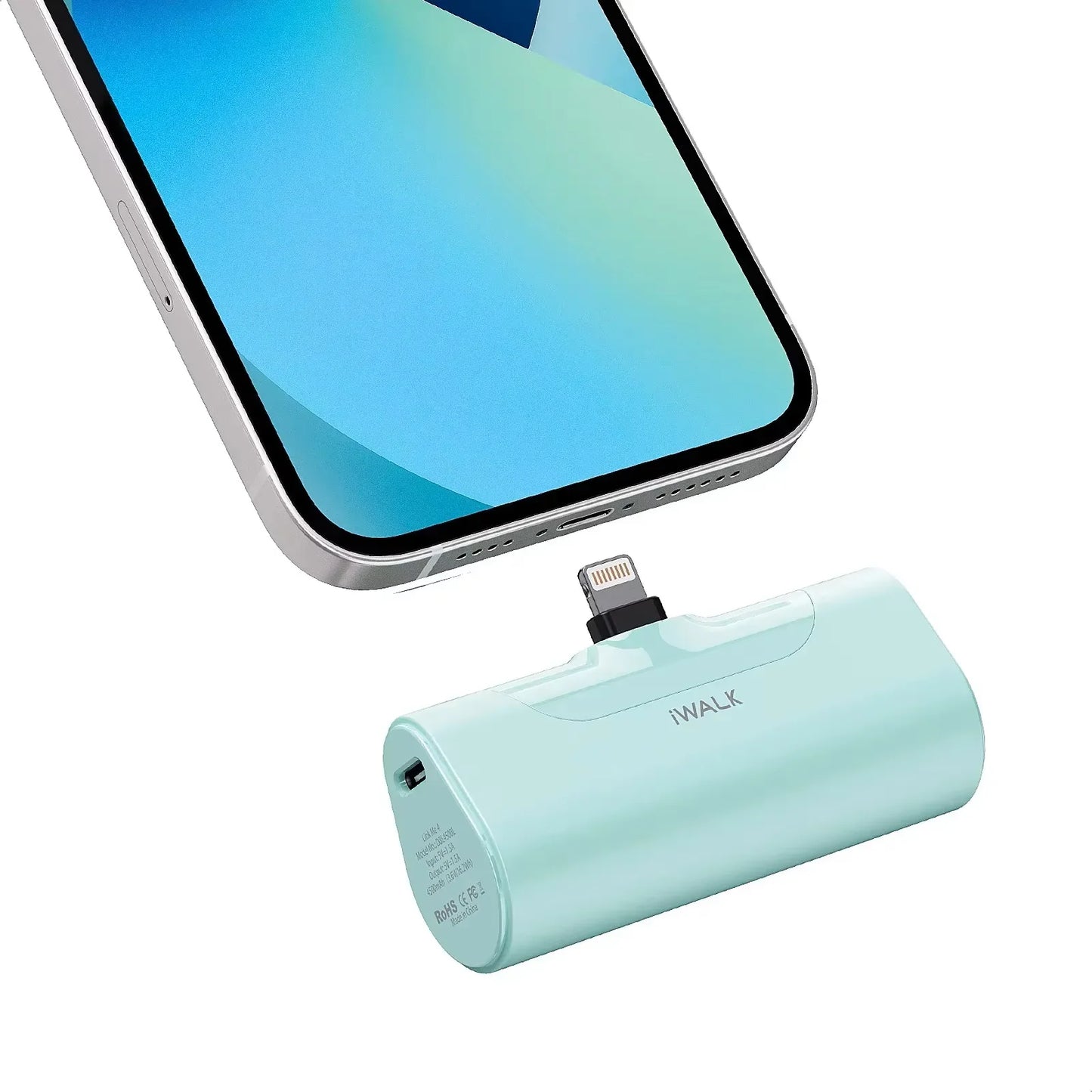 iWALK TYPE-C 4500mAh Capsule Powerbank Fast Charge Portable External Battery for IPhone 15 16 Samsung S24/23 Android Power Banks