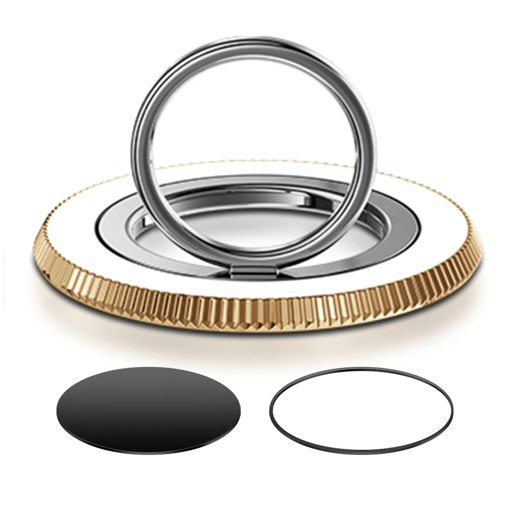 Finger Ring Holder with 360° Rotate Ring Smartphone Bracket Magnetic Phone Grip for iPhone 15 Pro Max 14 13 12 Samsung
