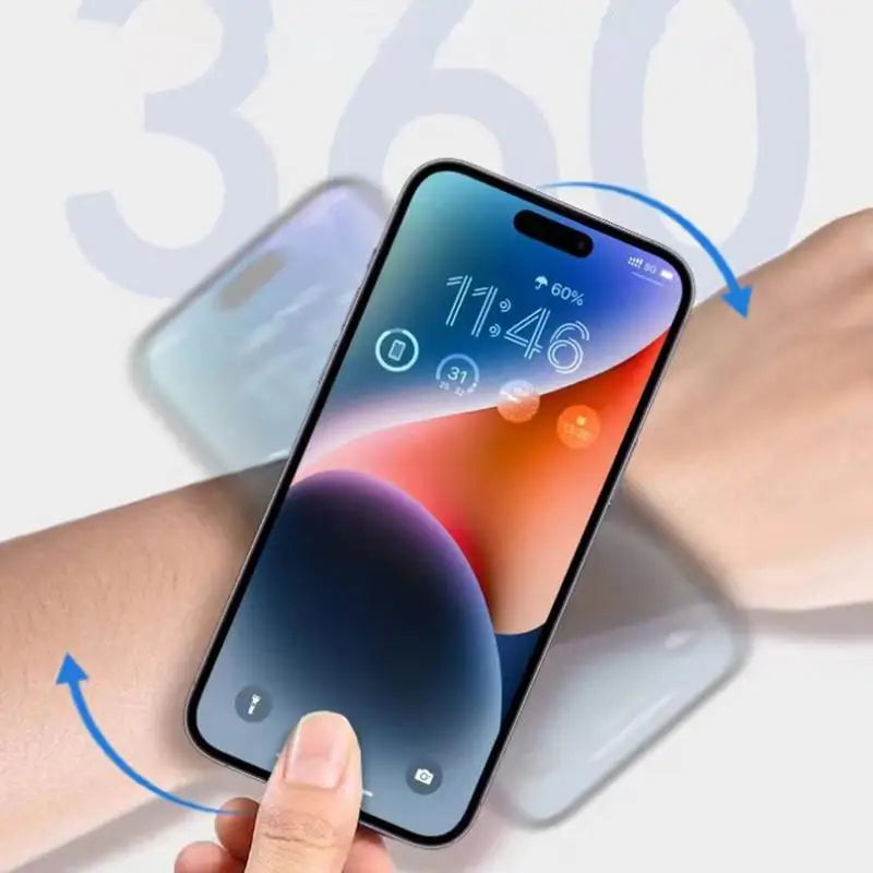 Strong Magnetic Wrist Support Straps Arm Phone Holder For Running Magnetic Cell Phone Armband Live Lazy Phone Sports Bracket