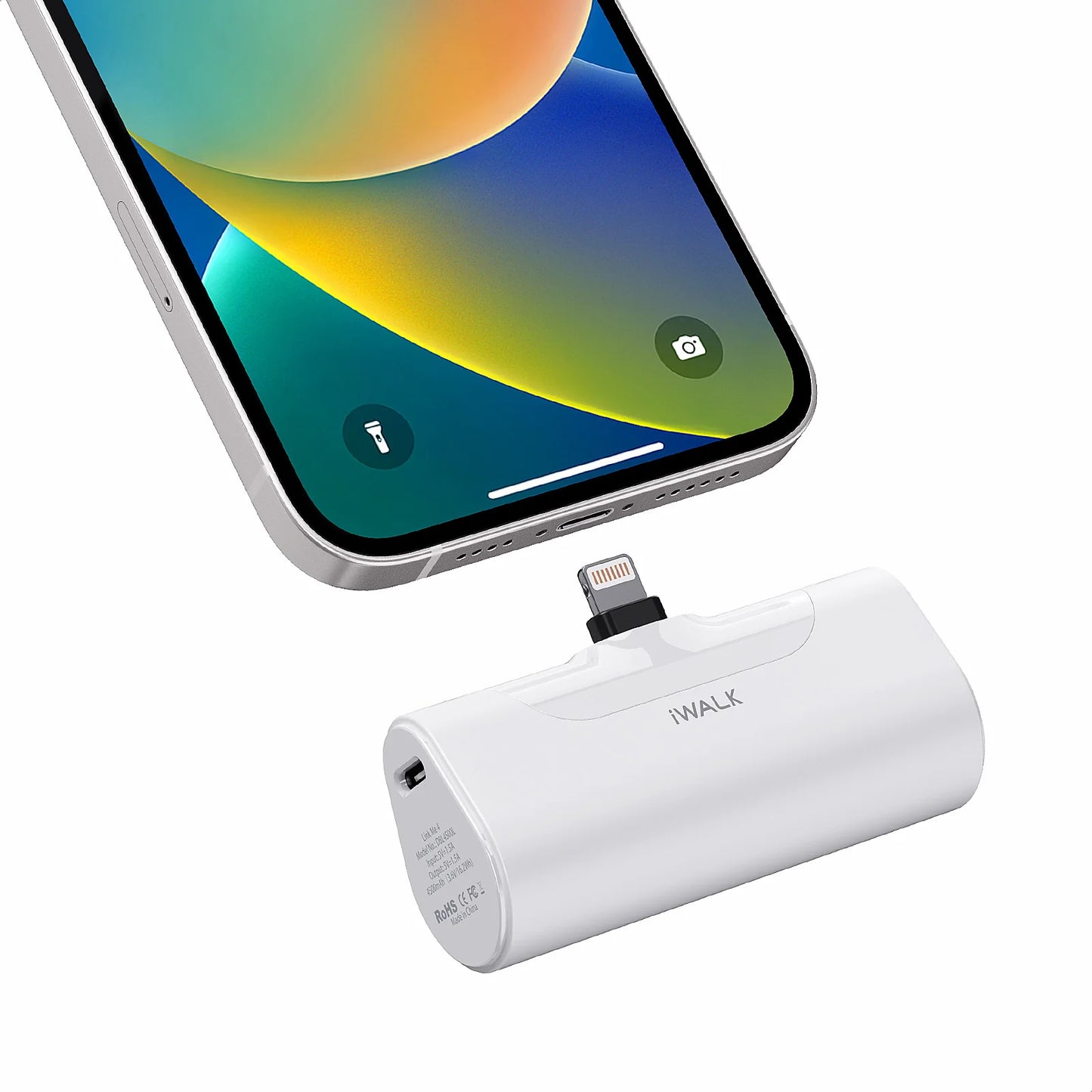 iWALK TYPE-C 4500mAh Capsule Powerbank Fast Charge Portable External Battery for IPhone 15 16 Samsung S24/23 Android Power Banks
