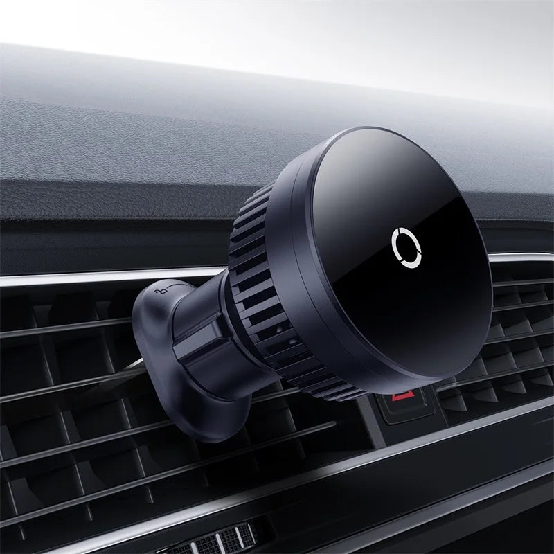Baseus For iPhone 12-16 15W Magnetic Car Wireless Charger Phone Holder Fast Charging Air Vent Charger Holder for Huawei Samsung