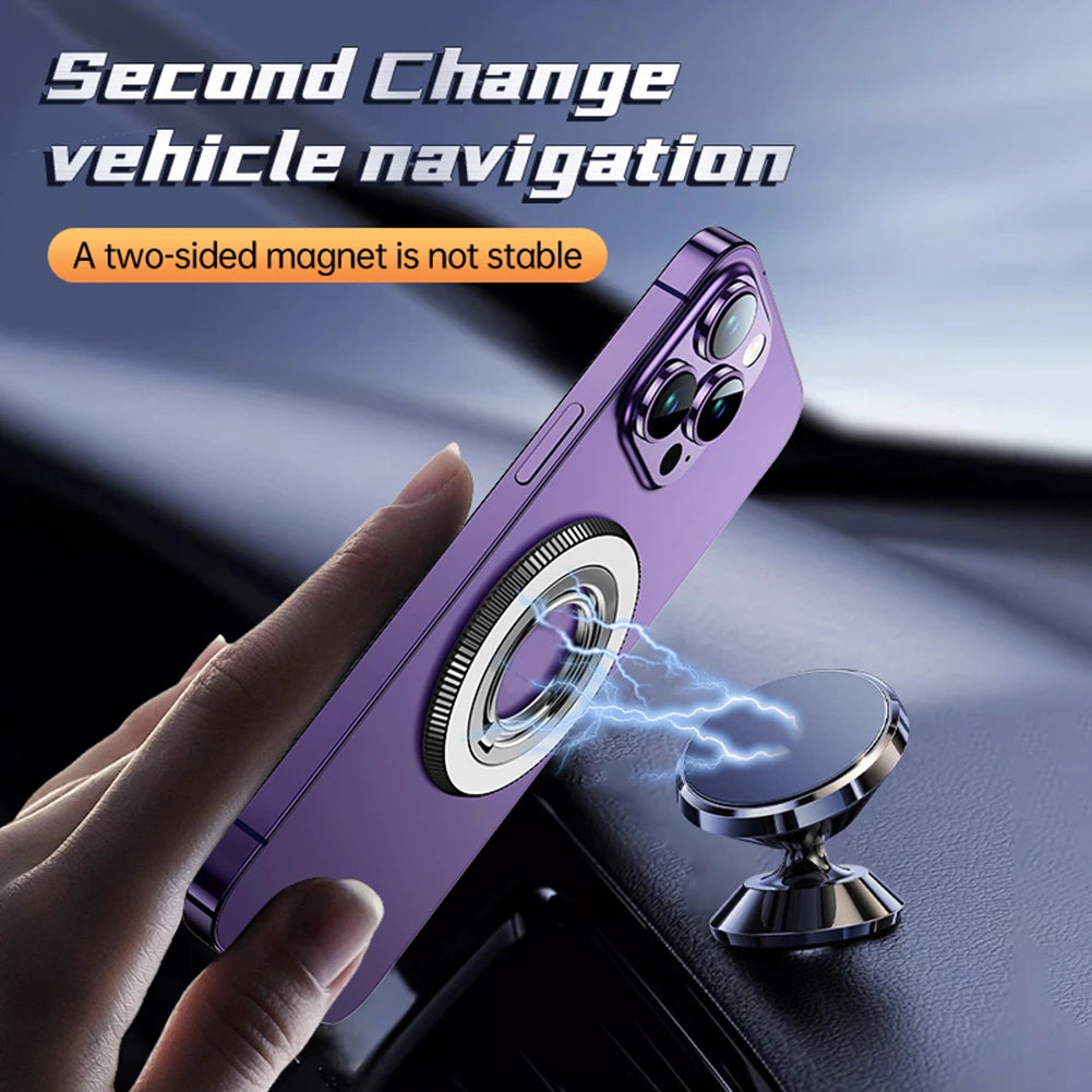 Finger Ring Holder with 360° Rotate Ring Smartphone Bracket Magnetic Phone Grip for iPhone 15 Pro Max 14 13 12 Samsung