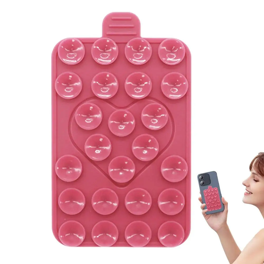Phone Sticky Grip Double-Sided Love Suctions Phone Case Phone Holder Adjustable Silicon Adhesive Accessory Portable Strong