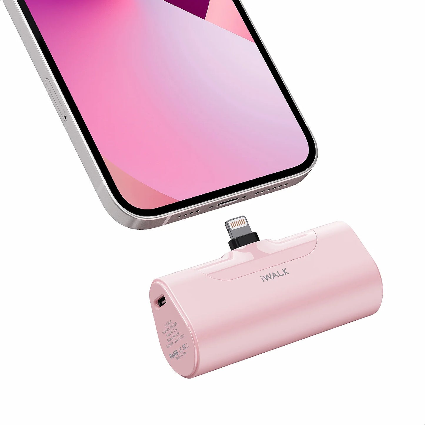 iWALK TYPE-C 4500mAh Capsule Powerbank Fast Charge Portable External Battery for IPhone 15 16 Samsung S24/23 Android Power Banks