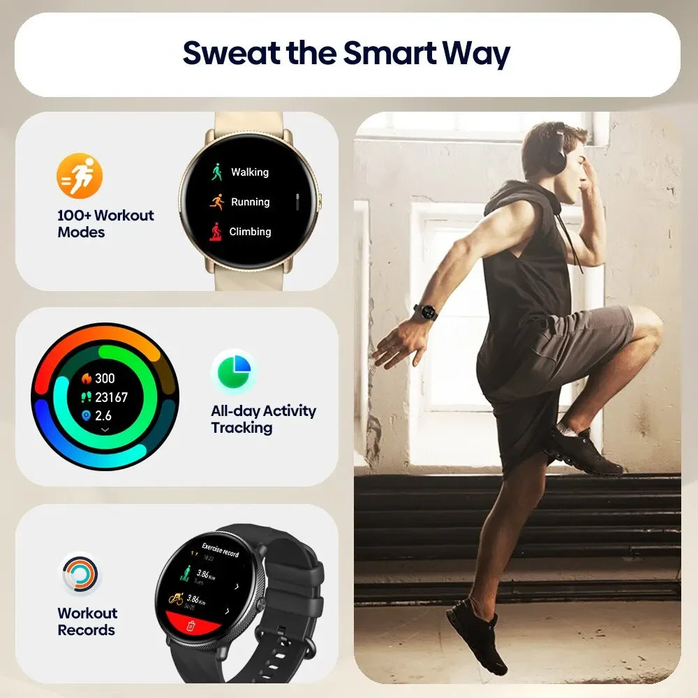 GTR 3 Pro Voice Calling Smart Watch Display 316L Stainless Steel Fitness Smartwatch Women