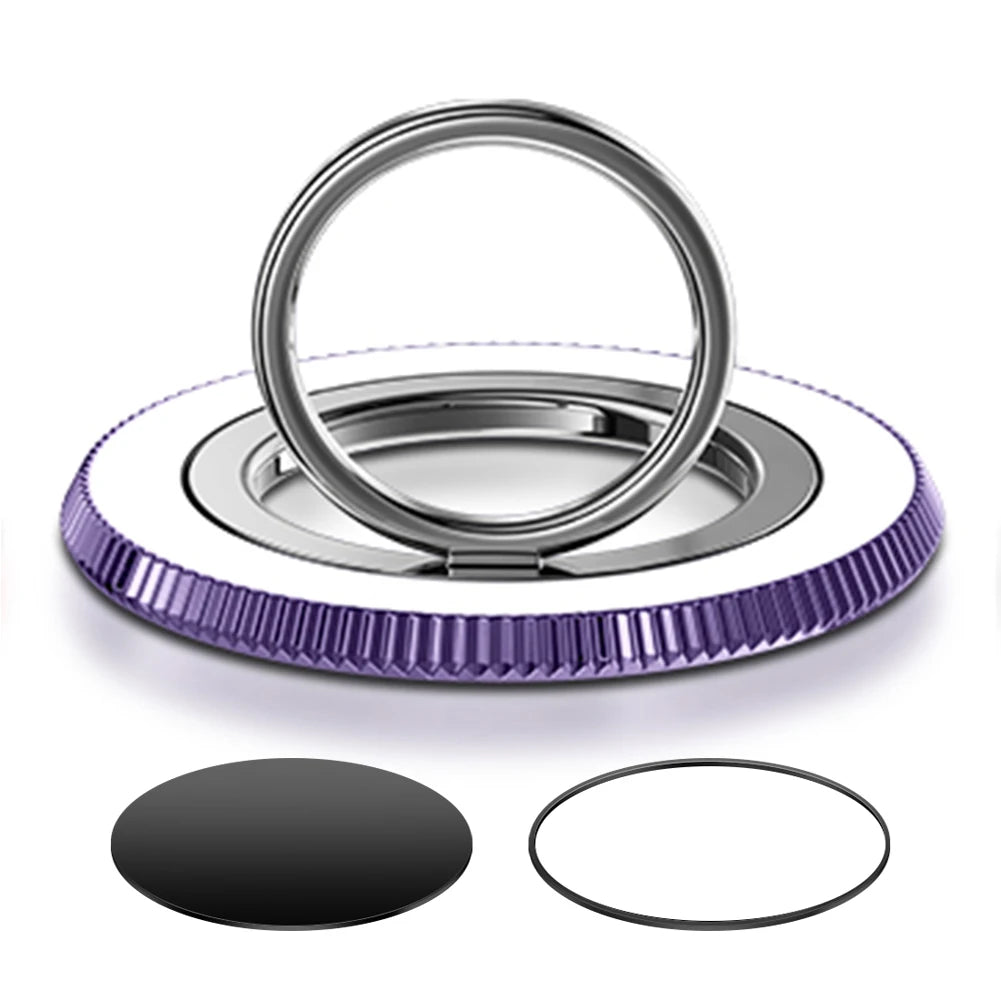 Finger Ring Holder with 360° Rotate Ring Smartphone Bracket Magnetic Phone Grip for iPhone 15 Pro Max 14 13 12 Samsung