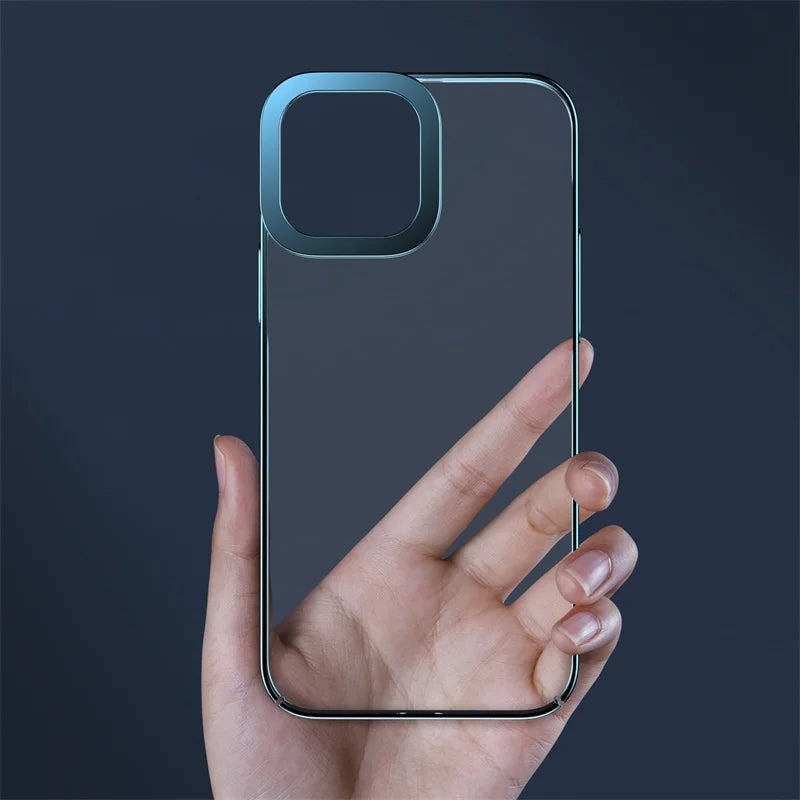 Baseus Plating Case For iPhone 13 Pro Max Clear Full Lens Protection Case Transparent Shockproof Cover For NEW iPhone 2021 Case