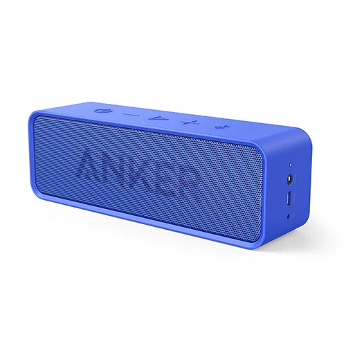 Anker Soundcore Portable Wireless Bluetooth Speaker with Dual-Driver Rich Bass 24h Playtime 66 ft Bluetooth Range & Built-in Mic