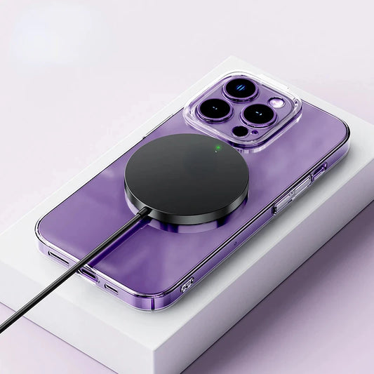 15W Magnetic Wireless Chargers for iPhone 15 Qi Wireless Charger Fast Charging Pad for iPhone 13 12 Mini Phone Charger