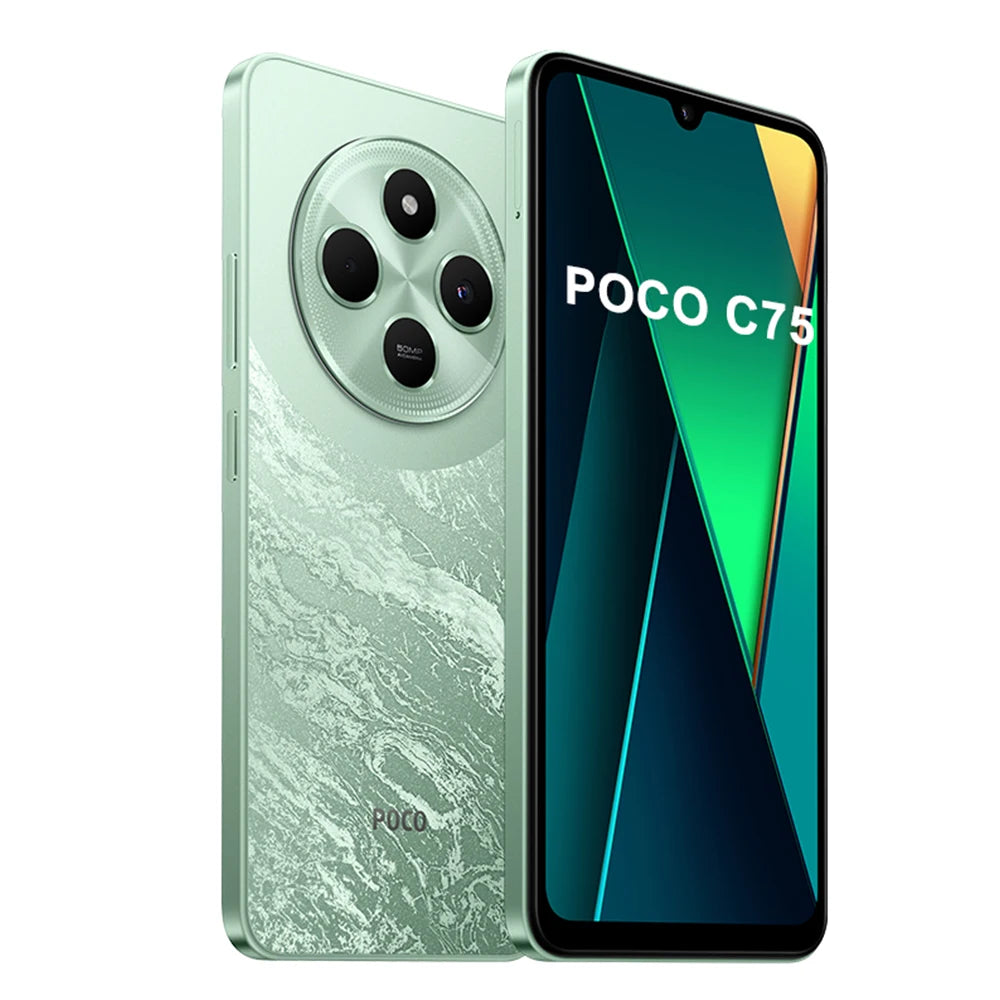 Global Version Xiaomi POCO C75 Smartphone lmmersive 6.88" display Clear 50MP Al dual camera Up to 16GB memony extension 5160mAh