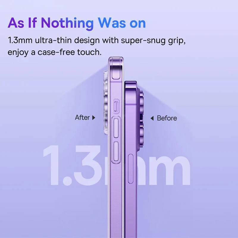 Baseus Clear Case for iPhone 16 15 14 13 12 11 Pro Max Plus Soft TPU Case for iPhone XS Max X XR Cover Transparent Phone Case