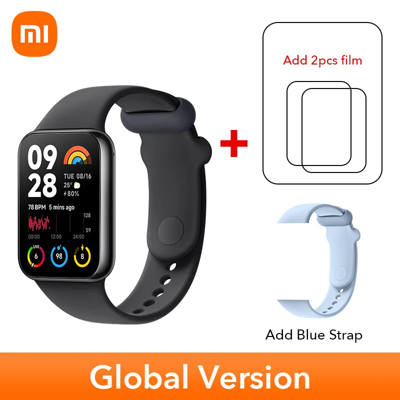 World Premiere Global Version Xiaomi Smart Band 8 Pro 1.74” AMOLED display Built-in Up to 14-day battery life Smart Band