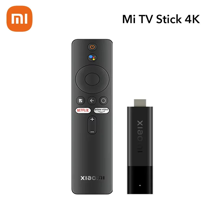 NewGlobal Version Xiaomi Smart Mi TV Stick 4K Android11 BT5.0 TV Dongle Portable Streaming Media Multi Language Google Assistant