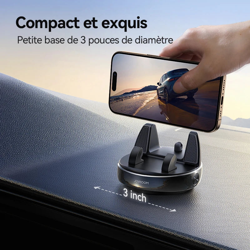 Joyroom Dashboard Car Phone Mount Holder One-Handed Operation Car Navigation Holder For 4.7-7'' Phones 360° Rotation JR-ZS330