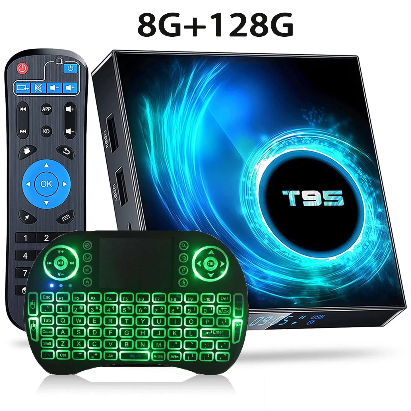 Smart TV Box 2024 T95 Plus HD 6K Android 10 Allwinner H616 4GB 64GB 128GB Dual Wifi Media Player PK X96Max Plus H96 Set Top Box