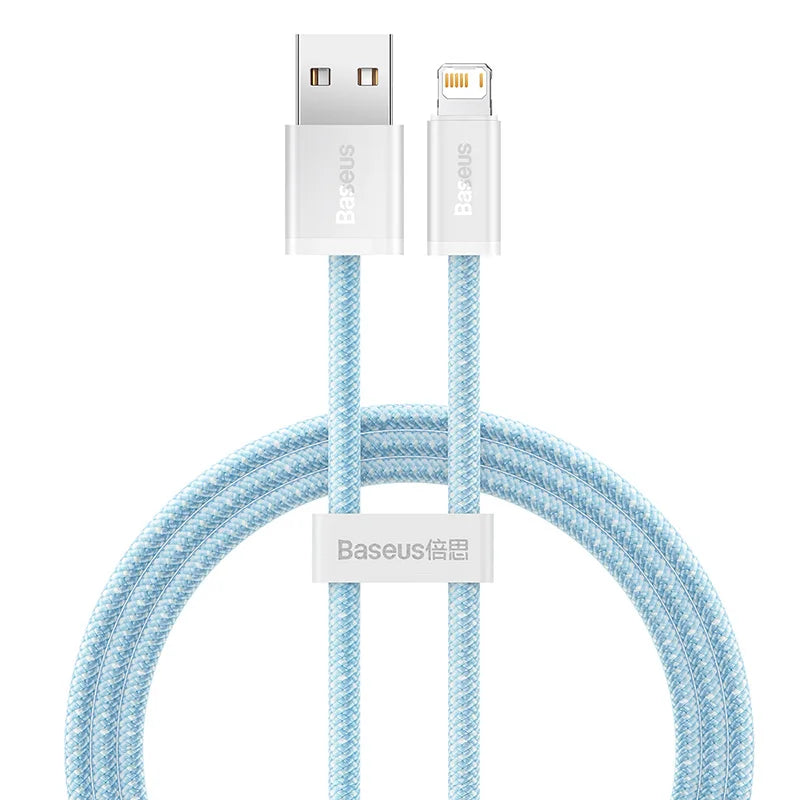 Baseus USB Cable for iPhone 14 13 Pro Max Fast Charging USB Cable for iPhone 12 mini pro max Data USB 2.4A Cable