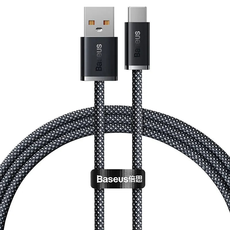 Baseus 100W USB A To USB C Cable USB-C Fast Charging Charger Wire Cord For Huawei Samsung Xiaomi Type-C USBC Cable