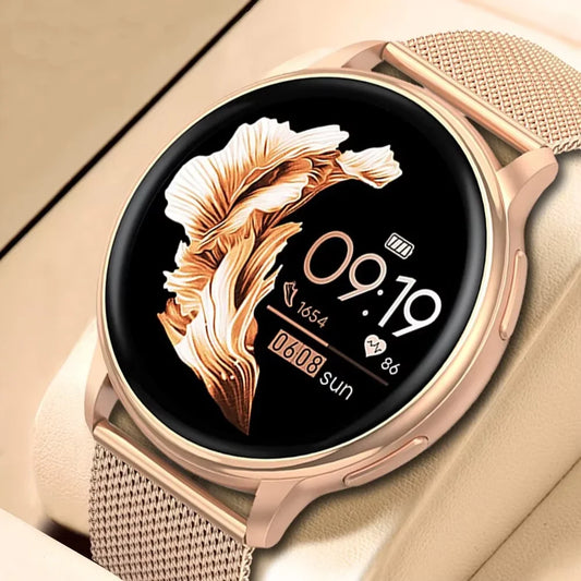 Bluetooth Call Smart Watch Women Custom Dial Steel Watches Men Sports Fitness Tracker Heart Rate Smartwatch  Android IOS G35