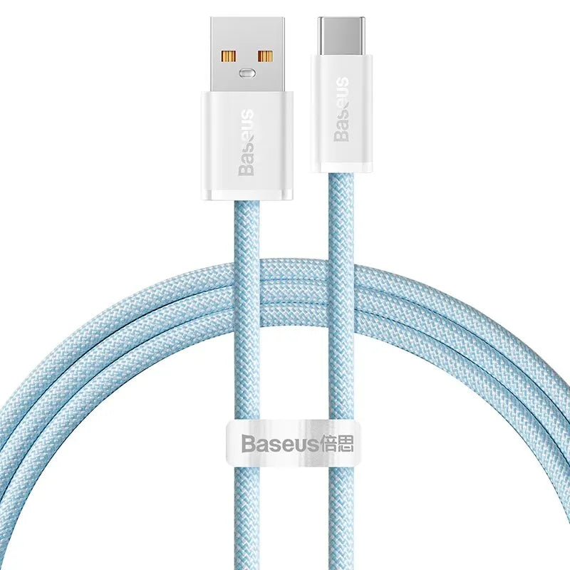 Baseus 100W USB A To USB C Cable USB-C Fast Charging Charger Wire Cord For Huawei Samsung Xiaomi Type-C USBC Cable