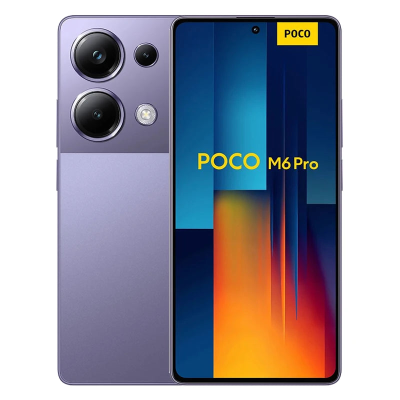 Global Version POCO M6 Pro Smartphone NFC Helio G99-Ultra 120Hz Flow AMOLED Screen 64MP Camera 5000mAh Battery 67W Fast Charging