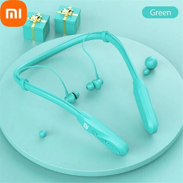 Xiaomi I35 Earphones Bluetooth 5.1 Headphones Sport Earbuds Built-in Mic Neckband Headphone Stereo Earbuds Headset For Running