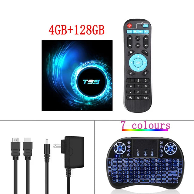 Smart TV Box 2024 T95 Plus HD 6K Android 10 Allwinner H616 4GB 64GB 128GB Dual Wifi Media Player PK X96Max Plus H96 Set Top Box