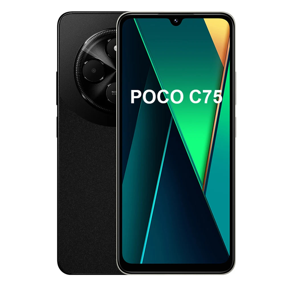 Global Version Xiaomi POCO C75 Smartphone lmmersive 6.88" display Clear 50MP Al dual camera Up to 16GB memony extension 5160mAh