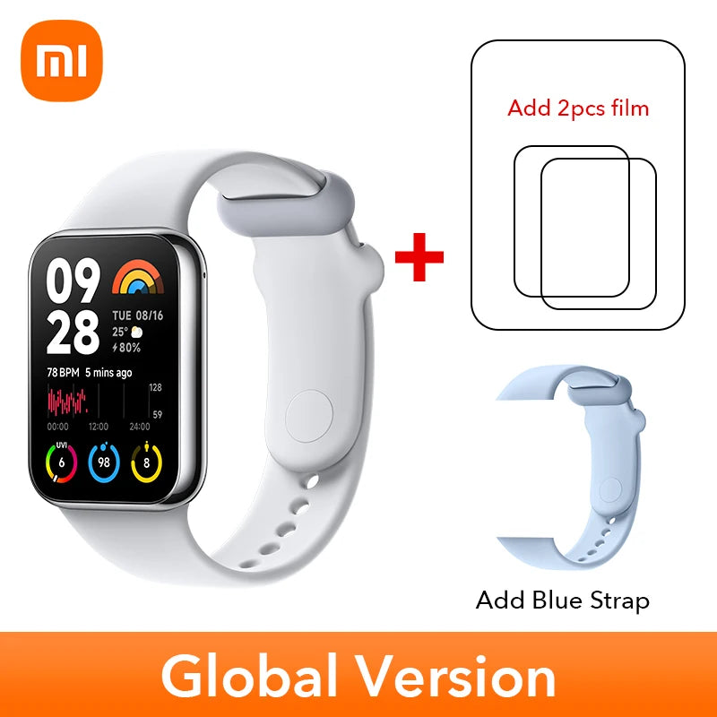 World Premiere Global Version Xiaomi Smart Band 8 Pro 1.74” AMOLED display Built-in Up to 14-day battery life Smart Band