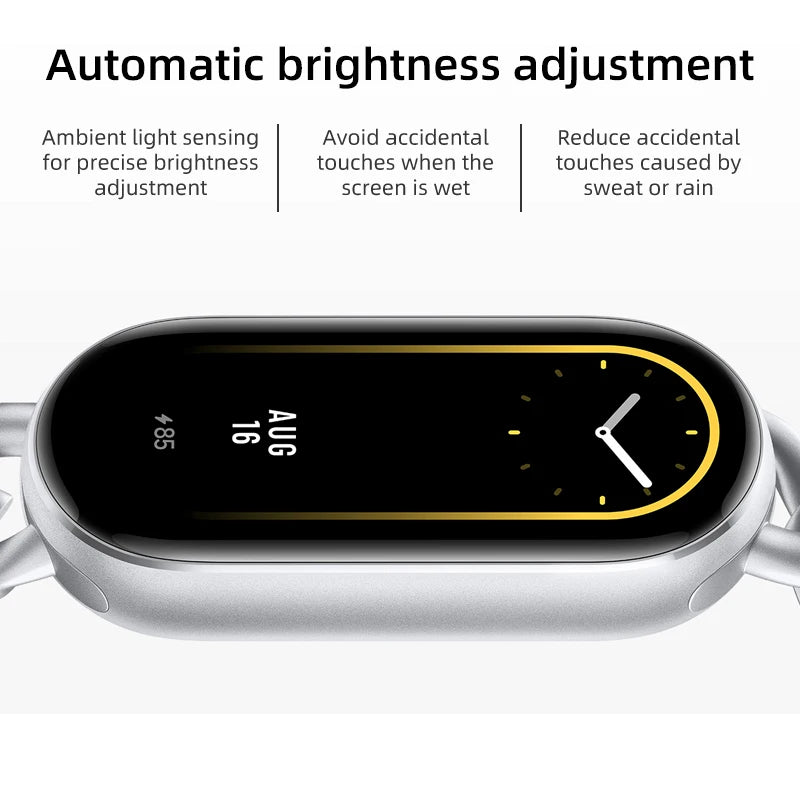 Global Version Xiaomi Smart Band 9 1.62'' AMOLED display Up to 21-day battery life* rate and SpO₂ monitoring* 150+ sports modes