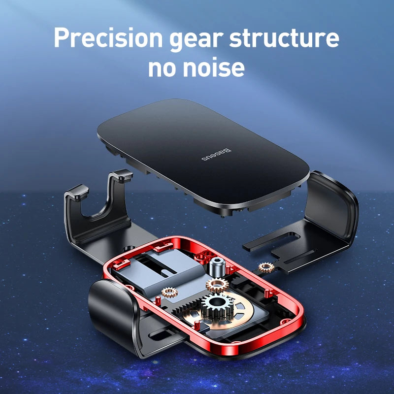 Baseus Car Phone Holder for Air Vent CD Slot Mount Holder Stand for iPhone Samsung Metal Car Cell Mobile Phone Holder Cradle