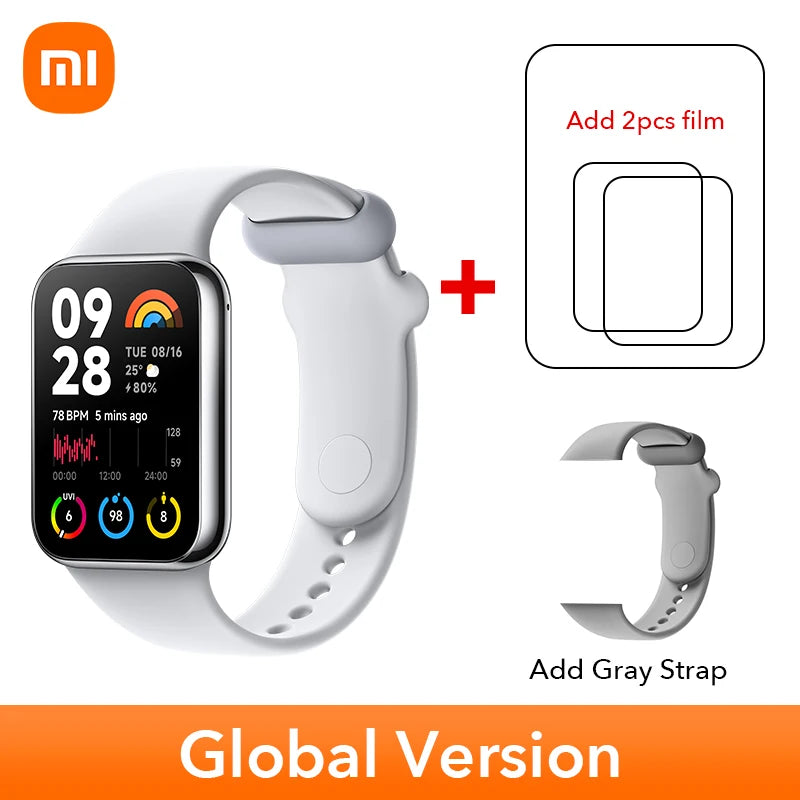 World Premiere Global Version Xiaomi Smart Band 8 Pro 1.74” AMOLED display Built-in Up to 14-day battery life Smart Band