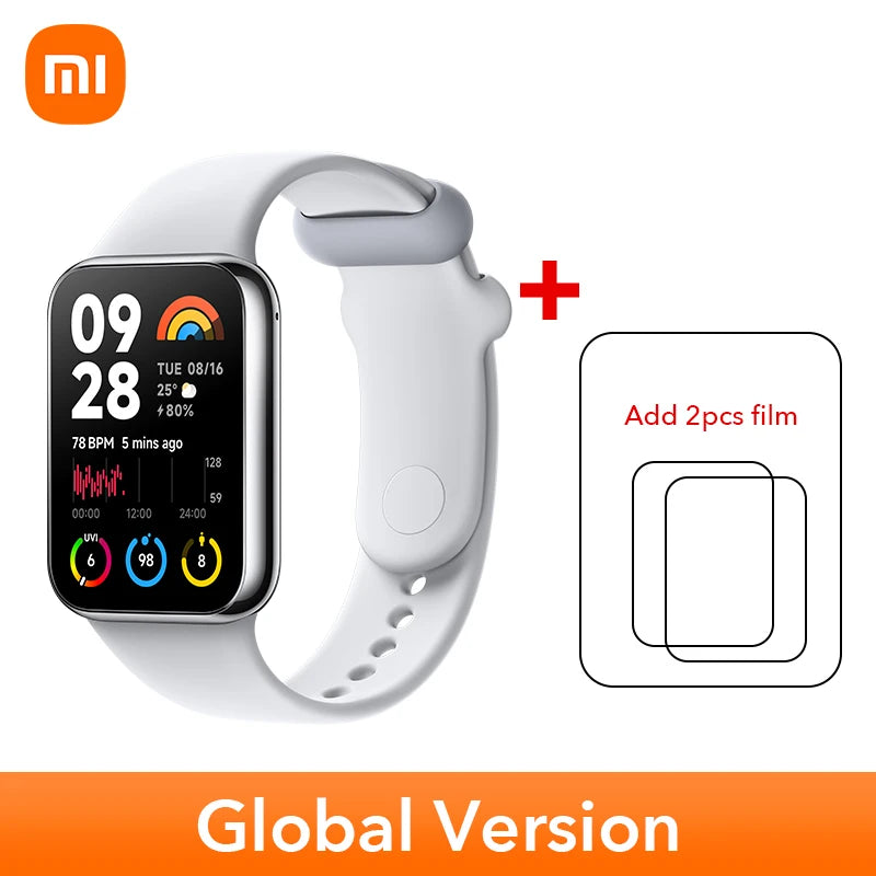 World Premiere Global Version Xiaomi Smart Band 8 Pro 1.74” AMOLED display Built-in Up to 14-day battery life Smart Band