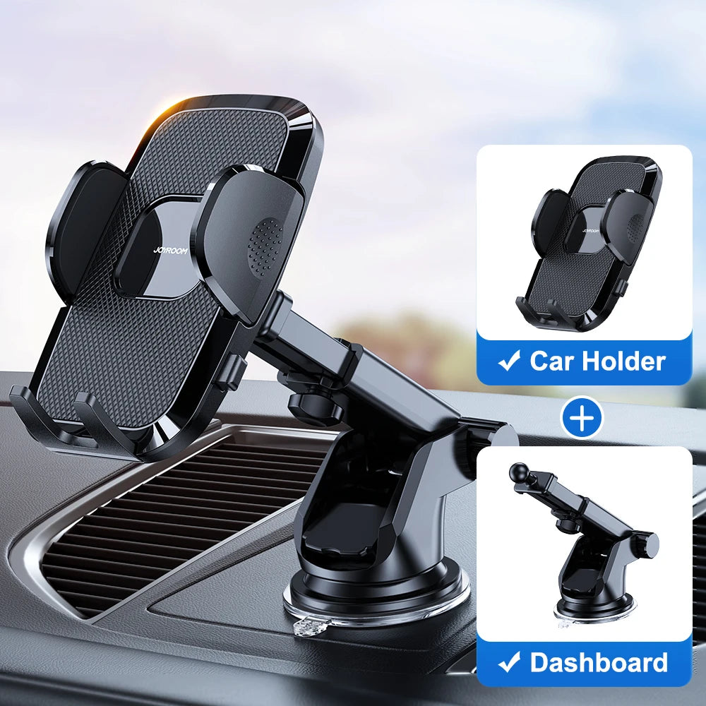 Joyroom Car Phone Holder Mount 360° Widest View Universal Handsfree Air Vent Phone Mount Flexible Long Arm For iPhone Huawei