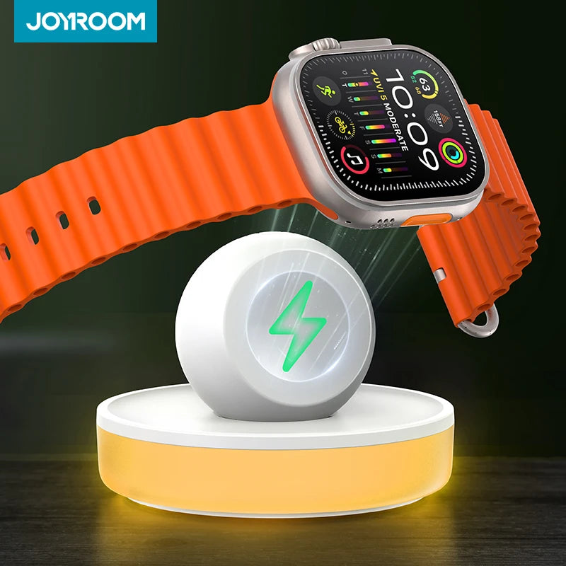 Joyroom Charger Stand for iWatch Portable Watch Charger for iWatch with USB C Cable Wireless Charging Station for Apple Watch