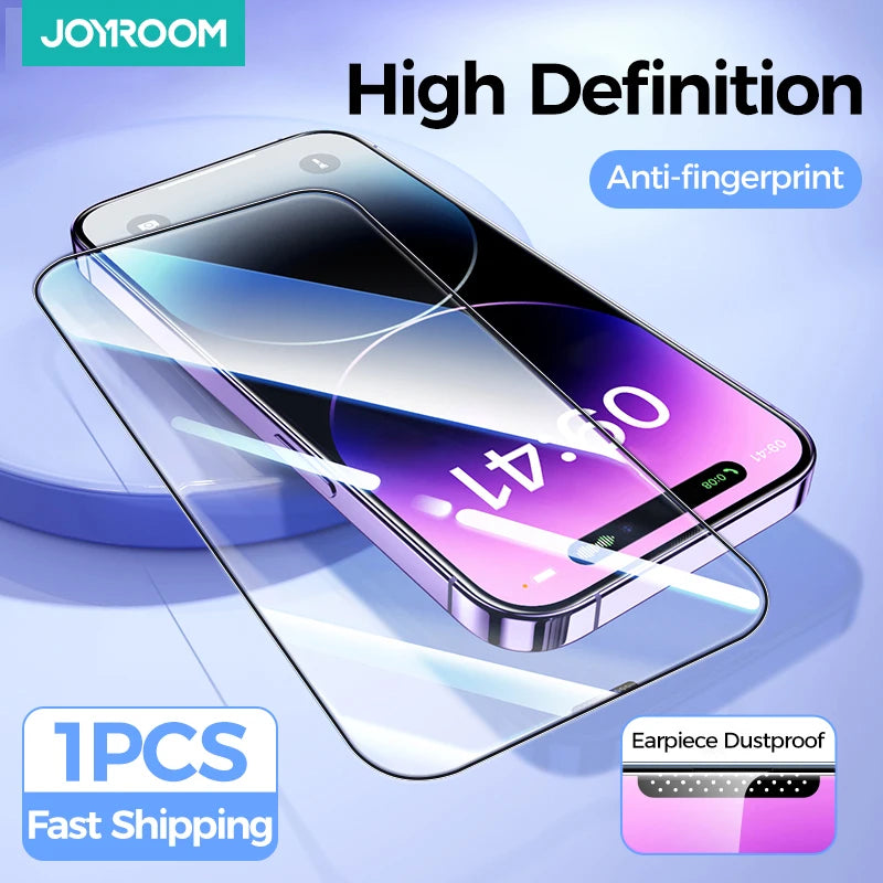 Joyroom Private Screen For iPhone 16 15 14 13  Pro Max Anti-Spy Tempered Glass For iPhone 16 14 Pro Max 12 Pro Protector Glass