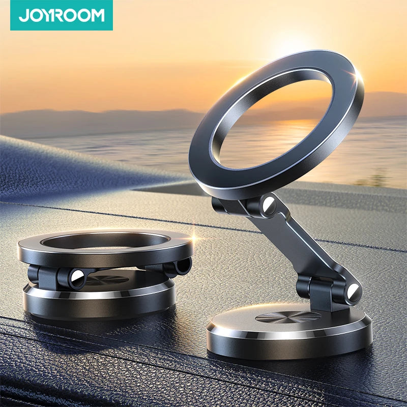 Joryoom Foldable Magnetic Car Phone Holder Mount Universal Strong Phone Mount For Car For iPhone 15 14 13 Pro Max Samsung Huawei