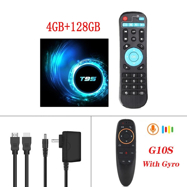 Smart TV Box 2024 T95 Plus HD 6K Android 10 Allwinner H616 4GB 64GB 128GB Dual Wifi Media Player PK X96Max Plus H96 Set Top Box