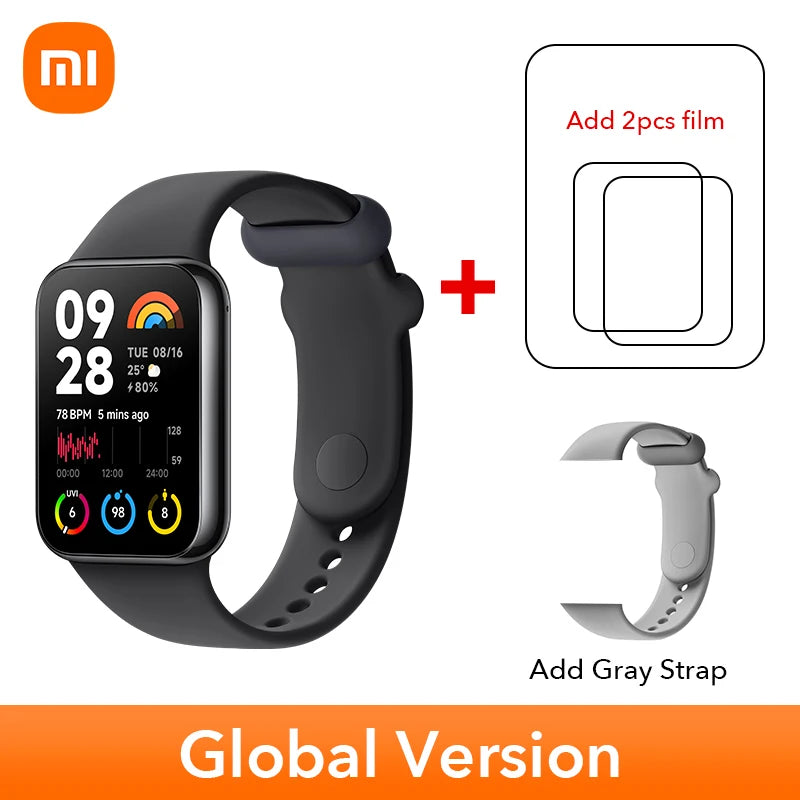 World Premiere Global Version Xiaomi Smart Band 8 Pro 1.74” AMOLED display Built-in Up to 14-day battery life Smart Band