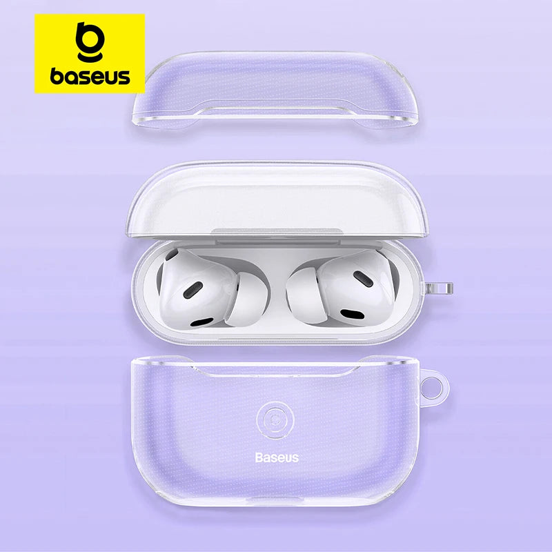 Baseus TPU Earbuds Case For Apple Airpods Pro 2 Cover Transparent Bluetooth Earphone Cases Air Pods Pro Protective Accessories