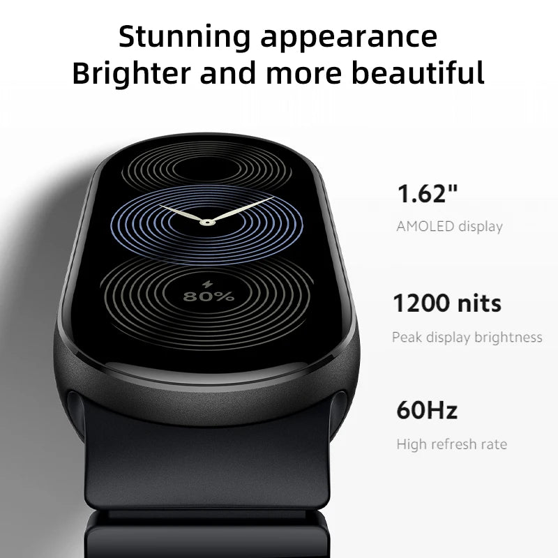 Global Version Xiaomi Smart Band 9 1.62'' AMOLED display Up to 21-day battery life* rate and SpO₂ monitoring* 150+ sports modes