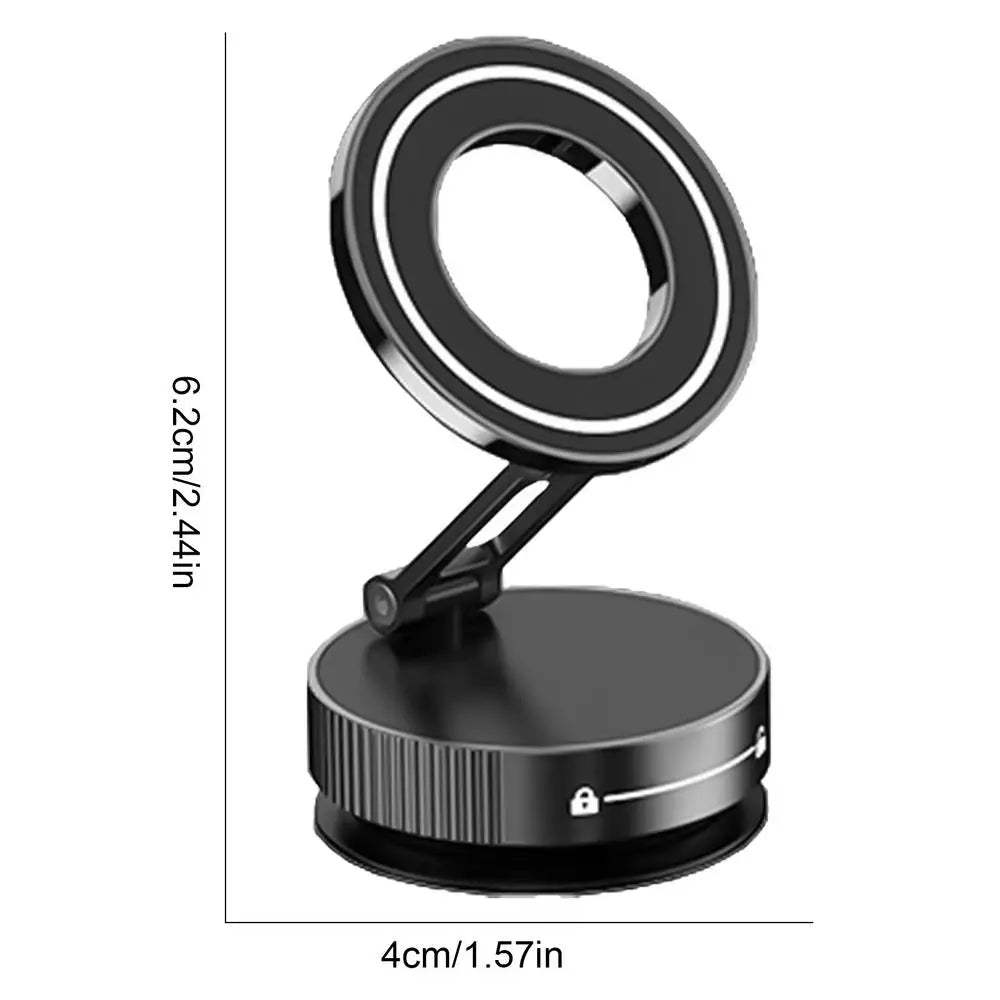 Vacuum Magnetic Phone Holder Rotating Suction Cup Phone Mount Angle Adjustable Smartphone Support Automobile Accessories